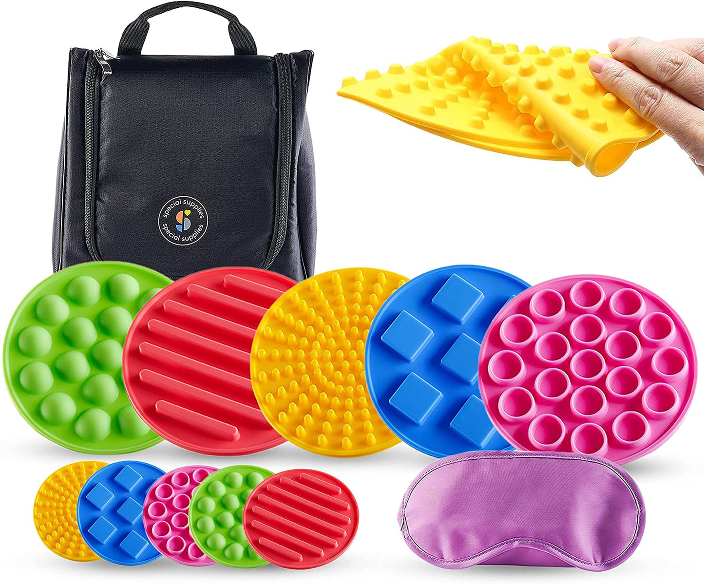 感官觸覺圓盤配對遊戲套組 Sensory Discs Matching Game - 10 Pack