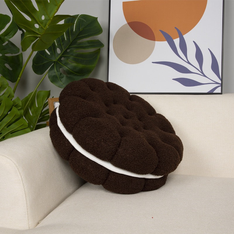 仿真餅乾羊羔絨抱枕 Style Cookie Plush Seat Cushion