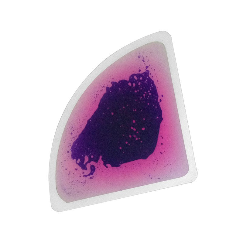 33cm扇形拼圖液體彩磚 一套4片 33cm Fan-shaped Puzzle Liquid Tiles Set of 4