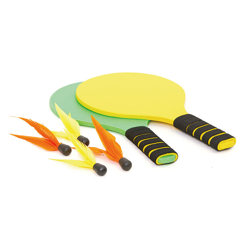 Grampus 三毛球組合 木拍板羽球套裝 Wooden Paddle Shuttlecock Set (Banyu Ball)