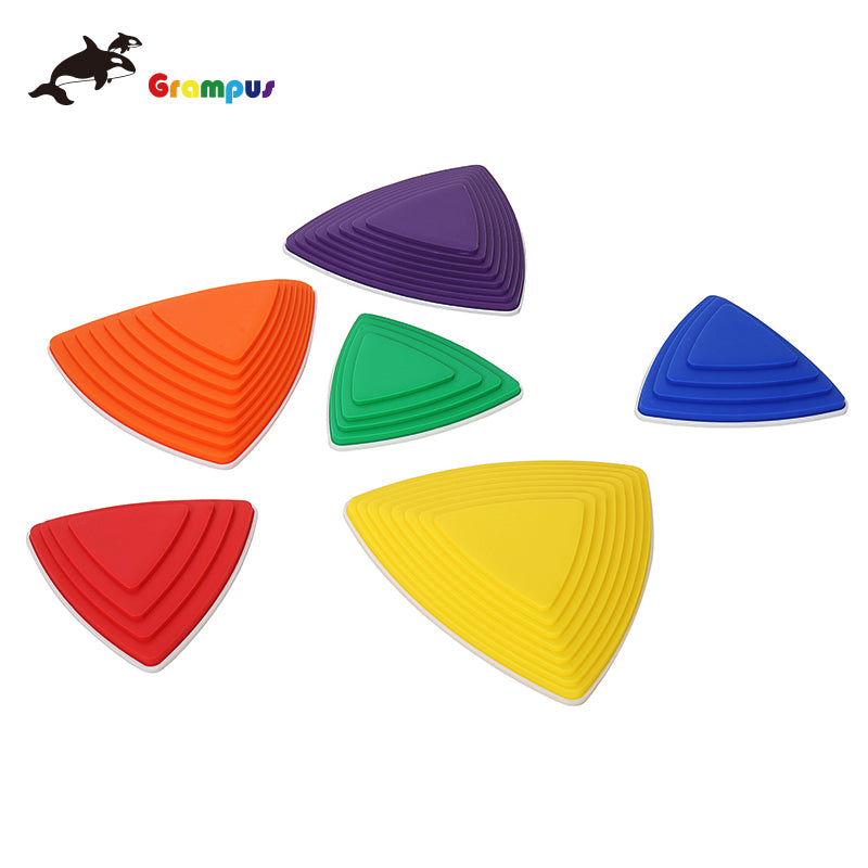 Grampus 過河石感統平衡踏石 Stepping Stones Balance Set (6 pcs)