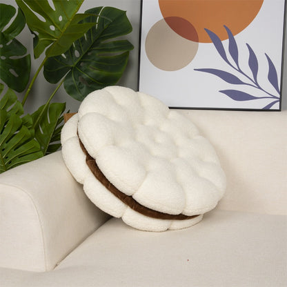 仿真餅乾羊羔絨抱枕 Style Cookie Plush Seat Cushion