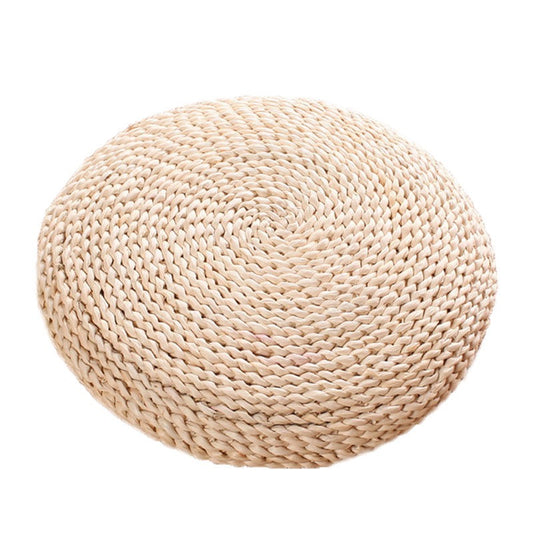 天然編織兒童圓形蒲草坐墊 (6件裝) Woven Round Straw Seat Cushion for Kids (Set of 6)