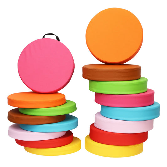 皮革圓形提手坐墊 Premium Leather Round Floor Cushion