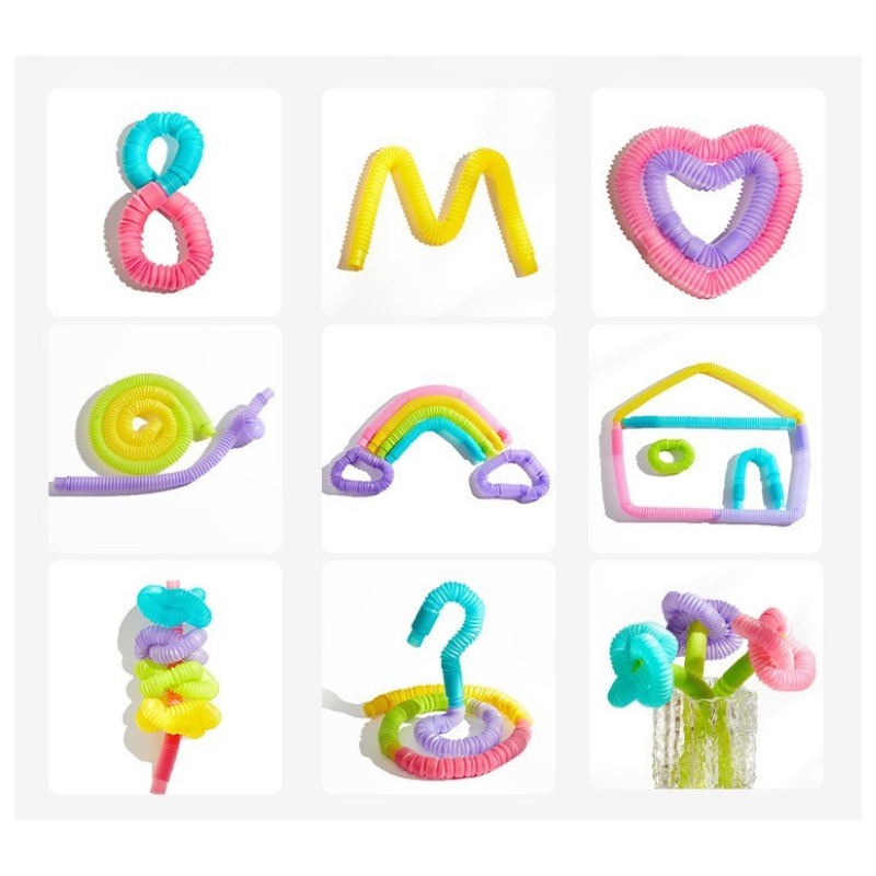 mideer 兒童DIY拼接伸縮軟管 DIY Stretch Tube Toy
