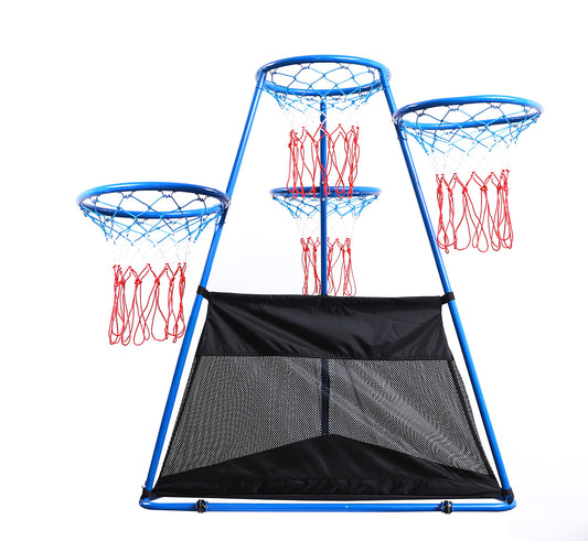 Grampus 樹狀籃球架（4個籃框）Tree-Style Multi-Height Basketball Stand