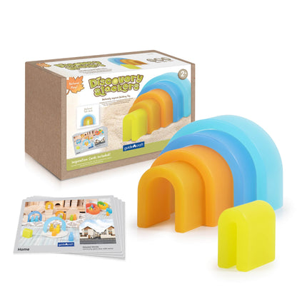 Guidecraft 探索高拱門自然漸層色系 Discovery Stackers - Tall Arch Natural Color