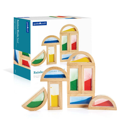 Guidecraft 感官彩虹積木 Rainbow Blocks - Sand