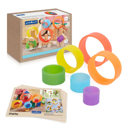 Guidecraft 探索彩虹圈 Discovery Circles Rainbow Color