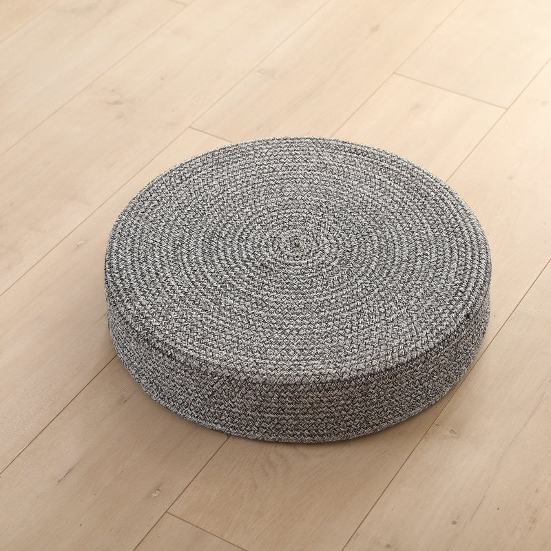 北歐棉繩編織圓形蒲團 Nordic Cotton Rope Woven Floor Pouf