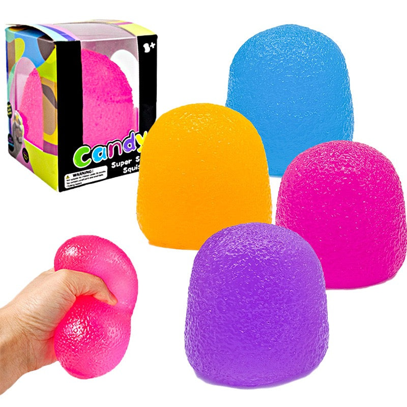 創意彩虹糖捏捏解壓玩具 Rainbow Candy Squishy Fidget Toy