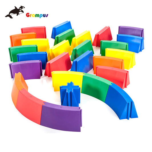Grampus 方型圓形平衡木 Square & Circle Balance Beam Set (28 pcs)