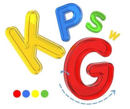 罐裝透明大小寫字母早教教具組 Alphabet Learning Jar