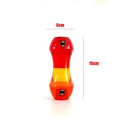 創意彩色表情葫蘆油滴感官油漏 Creative Emoji Gourd Liquid Motion Bubbler