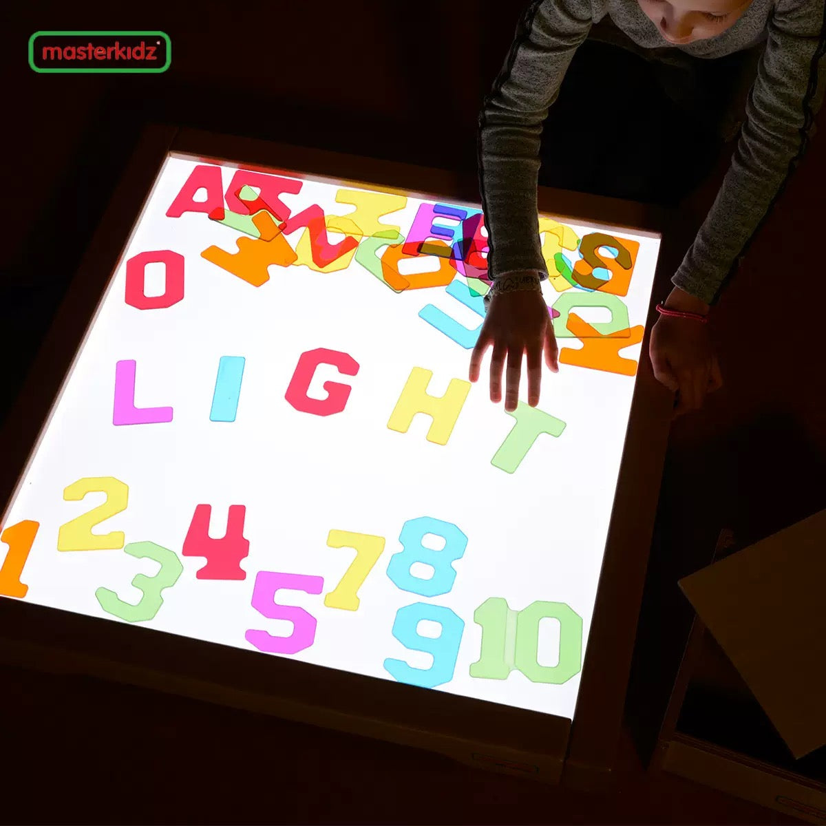 Masterkidz 實木白光 LED 燈箱 Square LED Light Box - Pure White