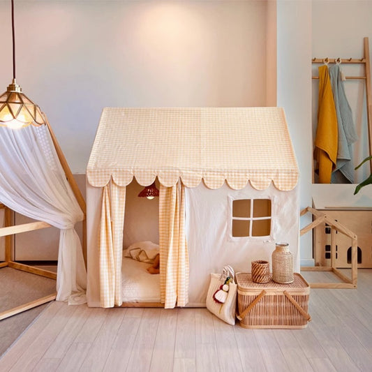 北歐風格小房子室內遊戲帳篷豪華套裝 Nordic Style Playhouse Indoor Tent Deluxe Set
