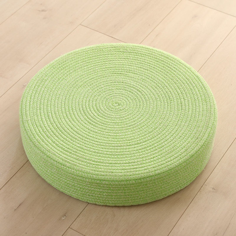 北歐棉繩編織圓形蒲團 Nordic Cotton Rope Woven Floor Pouf