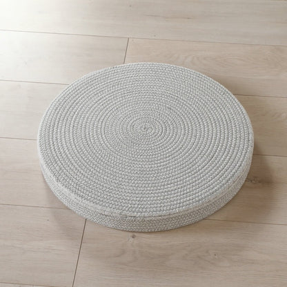 北歐棉繩編織圓形蒲團 Nordic Cotton Rope Woven Floor Pouf