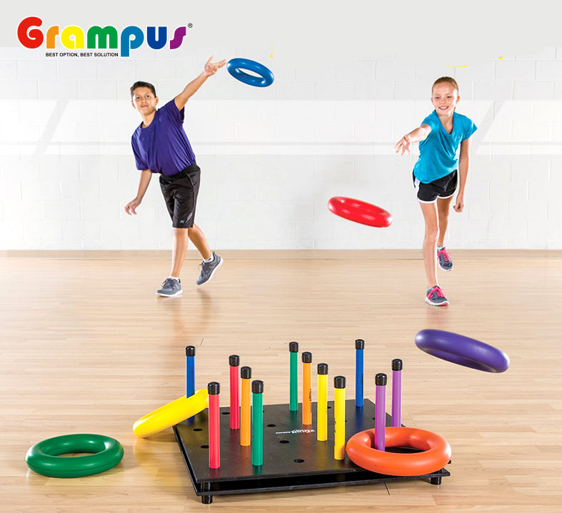 Grampus 彩虹遊戲圈 Rainbow Foam Play Rings (Set of 6)