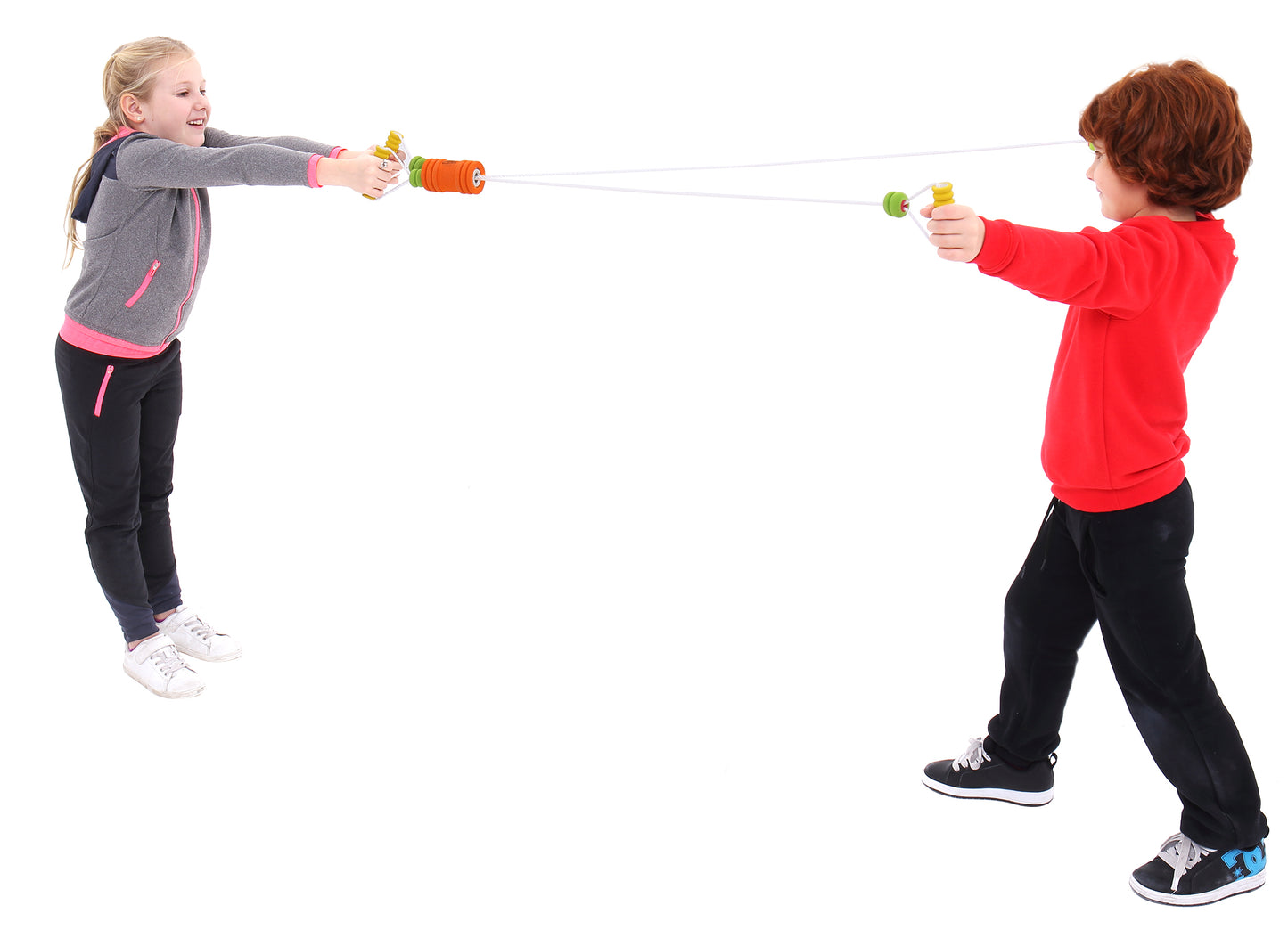 Grampus 雙人傳遞拉拉球 Two-Player Pull Ball Shuttle