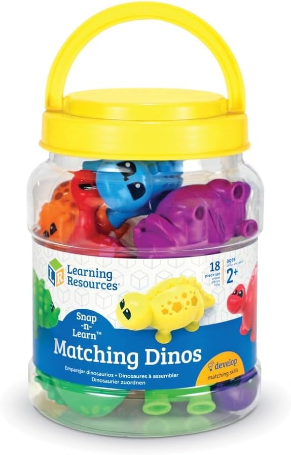 Learning Resources 拼拼樂配對恐龍 Snap-n-Learn Matching Dinos
