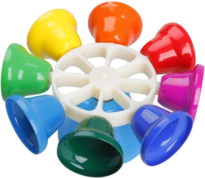 全音階彩虹 8 音 360° 旋轉座鐘 8-Note Rainbow 360° Rotating Desk Bells