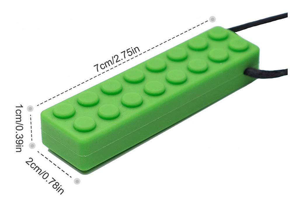 Seeway 感統咀嚼LEGO項鍊 5件組 Chew LEGO Necklaces – 5 Pack