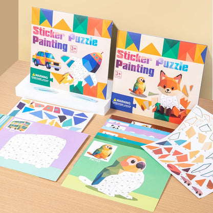 3D貼紙拼圖畫 3D Sticker Collage Puzzle