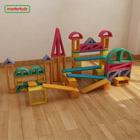 Masterkidz 戶外大型彩色空心積木套裝 Outdoor Colour Hollow Block Set