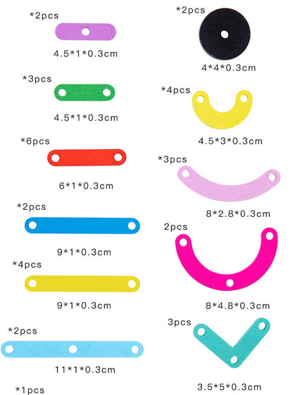 Montessori 百變套柱玩具 Versatile Pegboard Set