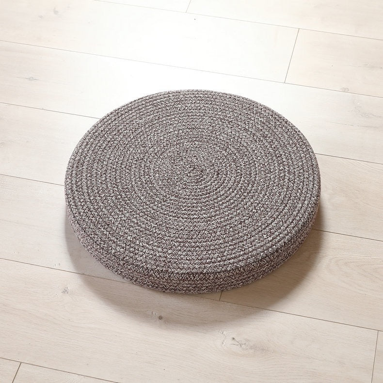 北歐棉繩編織圓形蒲團 Nordic Cotton Rope Woven Floor Pouf
