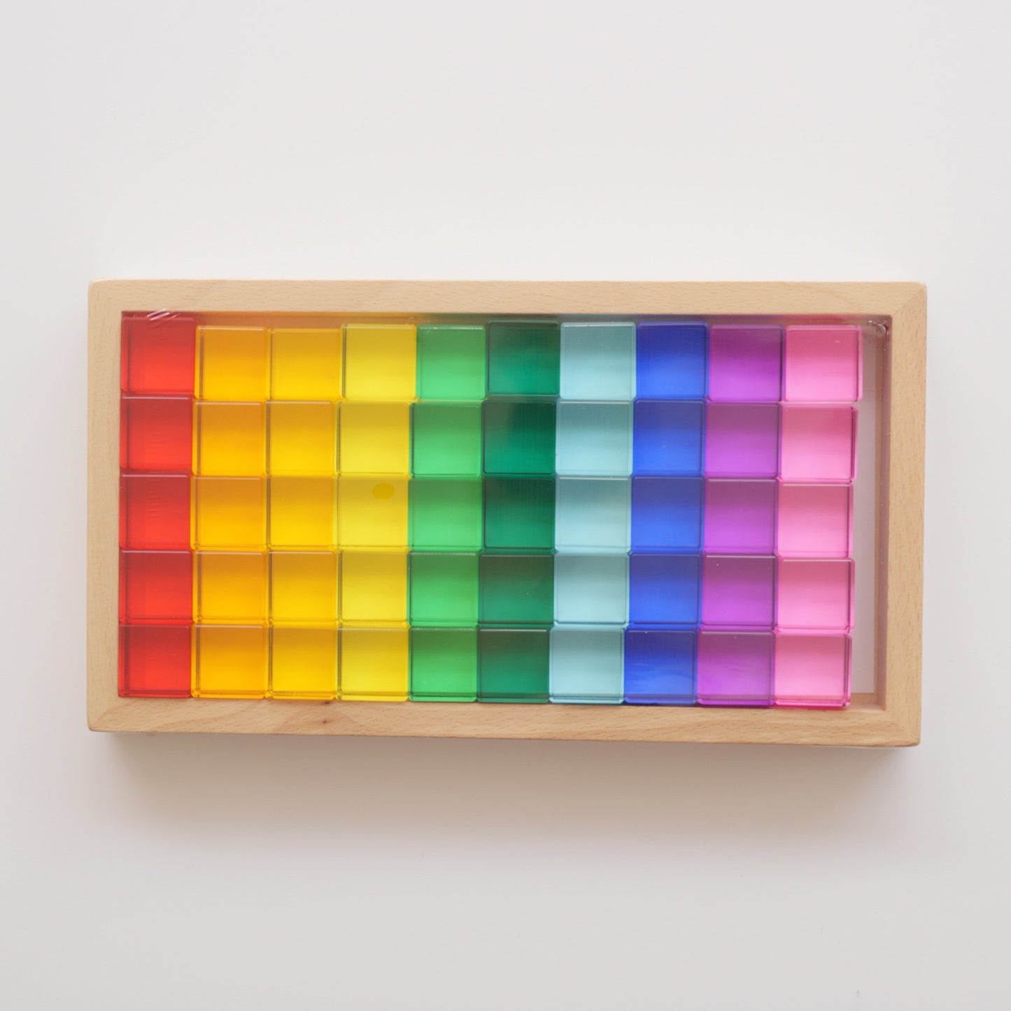 彩虹亞克力寶石積木 Rainbow Acrylic Gem Cubes Blocks