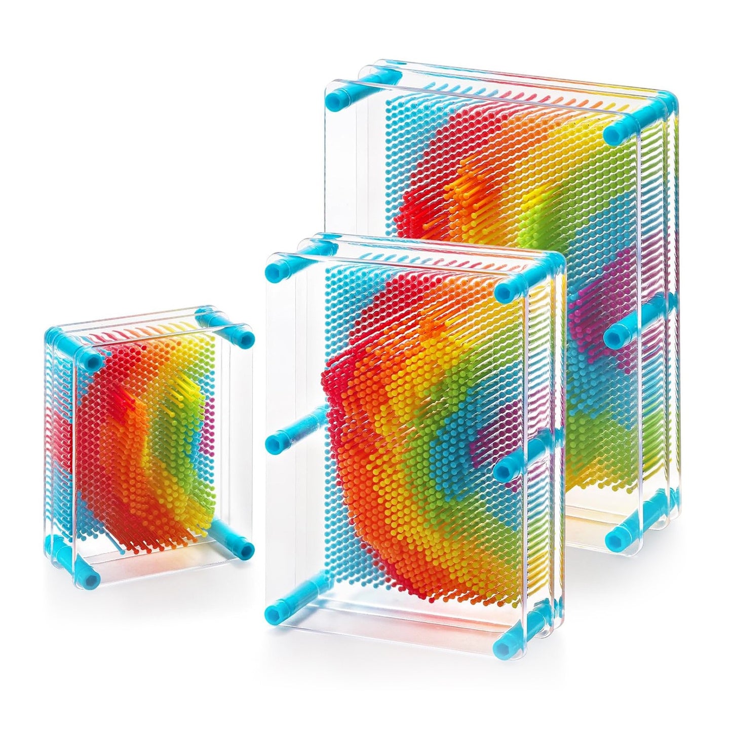 3D 彩虹立體針雕感官玩具 3D Rainbow Pin Art Toy Set