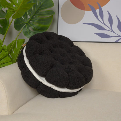 仿真餅乾羊羔絨抱枕 Style Cookie Plush Seat Cushion