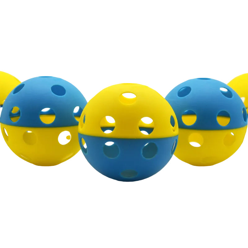 Grampus 雙色孔球 感統手抓觸覺球（6 隻裝）Two-Tone Perforated Grip Balls Set of 6