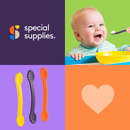 Special Supplies 雙端感統湯匙 3入組 Duo Spoon Oral Motor Tools - 3 Pack