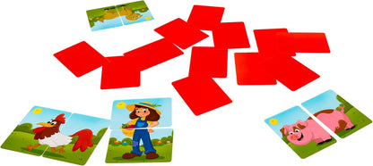 ORCHARD TOYS 農場頭尾配對遊戲 Farmyard Heads & Tails Game