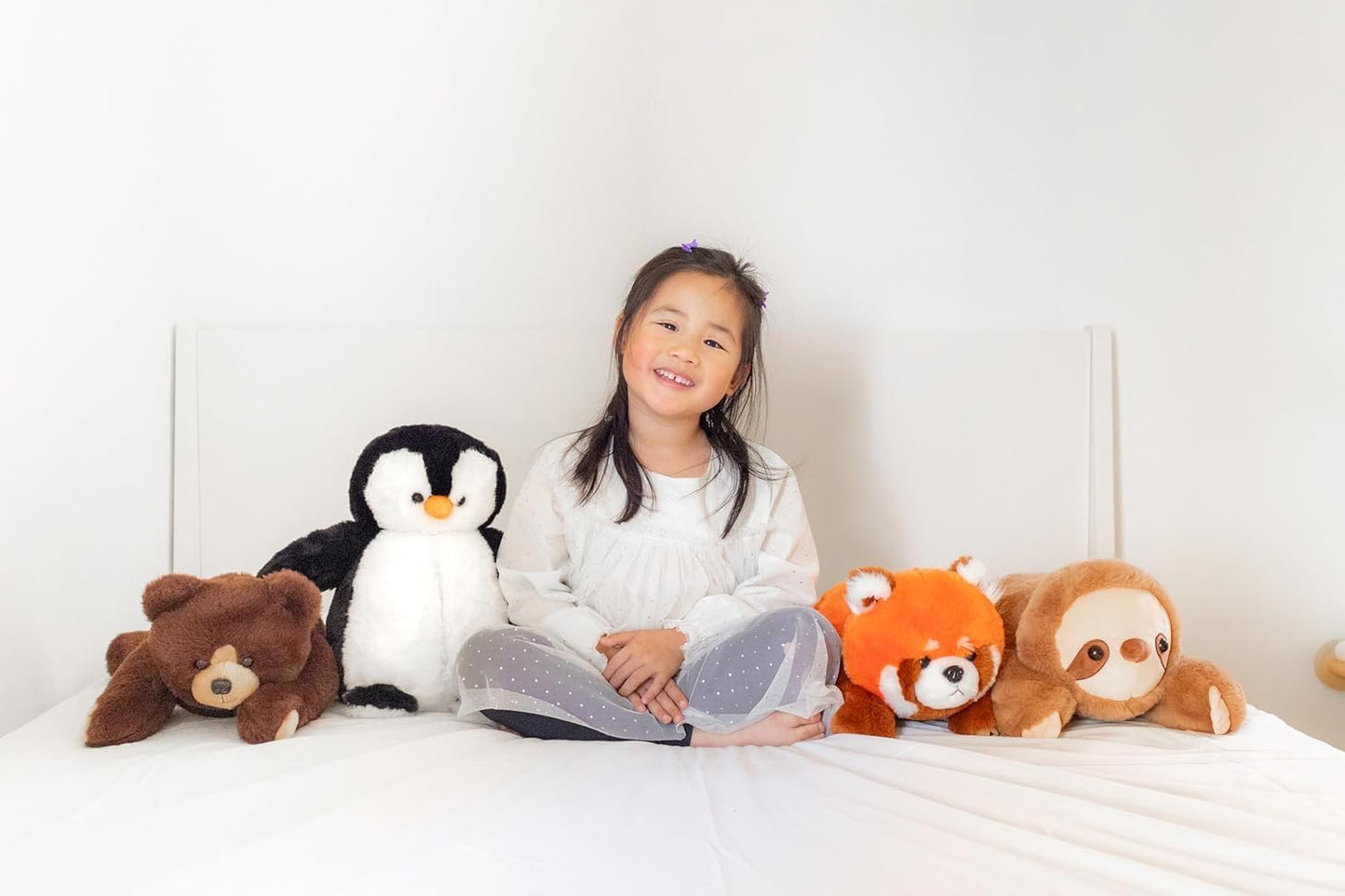 可愛小熊貓加重毛公仔 Adorable Weighted Red Panda Plush Toy