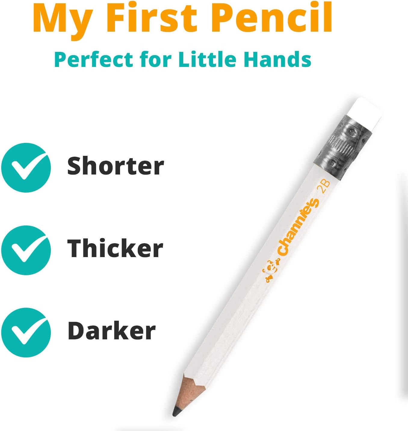 Channie's 我的第一支鉛筆 幼兒專用巨無霸鉛筆組 My First Pencil Jumbo Preschool Set