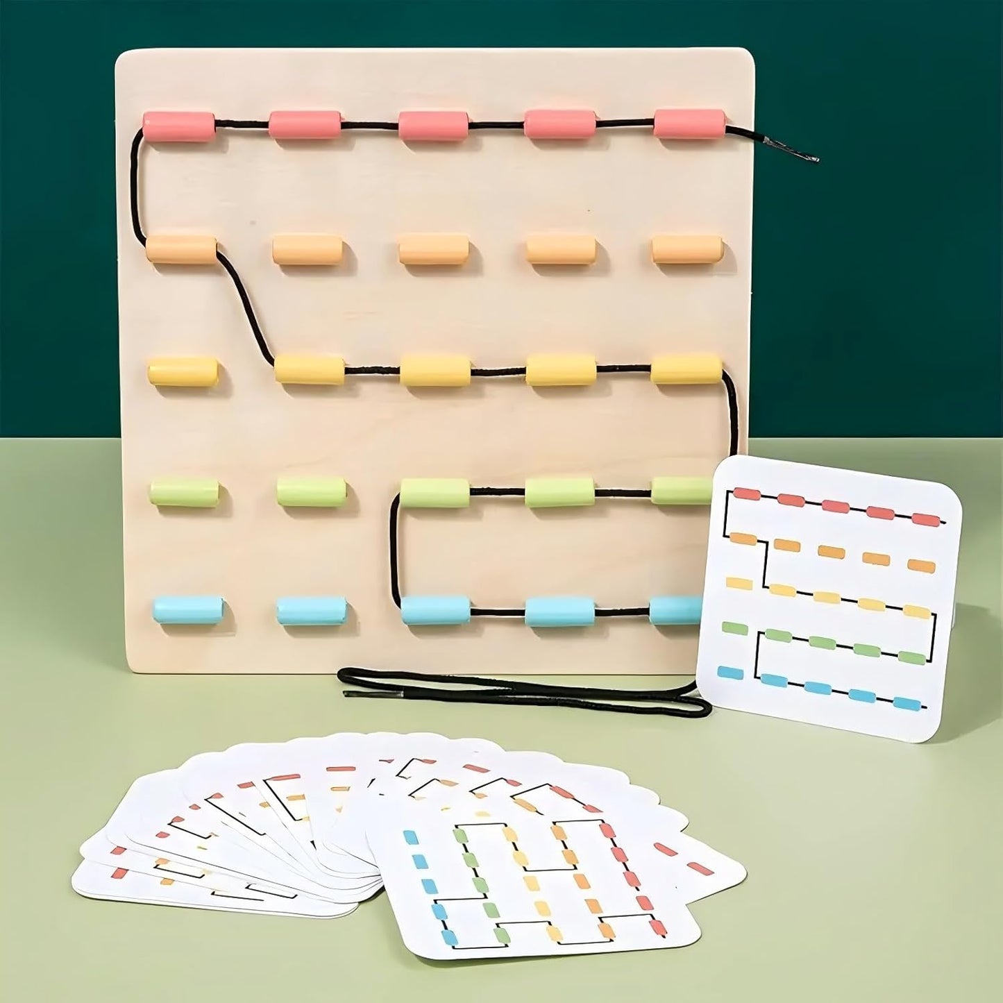 幼兒穿線拼圖板 Lacing Puzzle Board for Toddlers