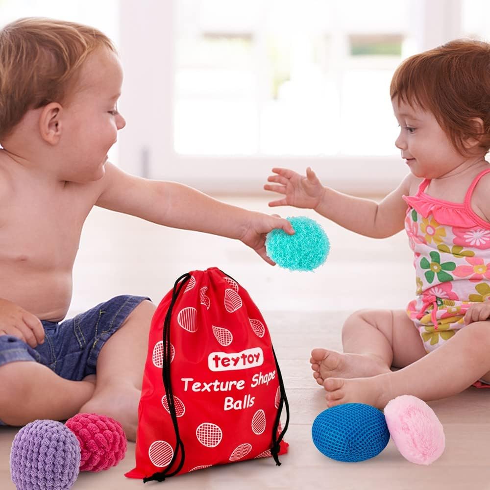 teytoy 蒙特梭利嬰兒感官紋理球 10入 Montessori Sensory Texture Balls - 10pcs Texture Set