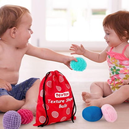 teytoy 蒙特梭利嬰兒感官紋理球 10入 Montessori Sensory Texture Balls - 10pcs Texture Set