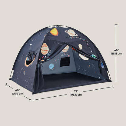 太空星系兒童床帳篷 (9大行星設計) Space Galaxy Bed Tent - 9 Planets Sleeping Canopy