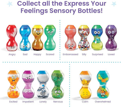 hand2mind 情緒感知感官瓶 進階情緒組2 Express Your Feelings Sensory Bottles