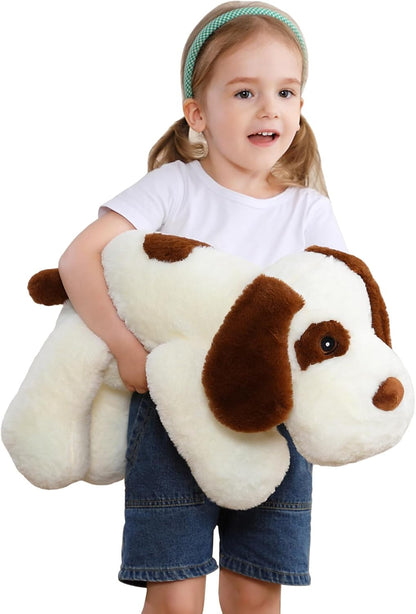 磅加壓安撫白色狗狗玩偶 5lbs Weighted White Dog Plush