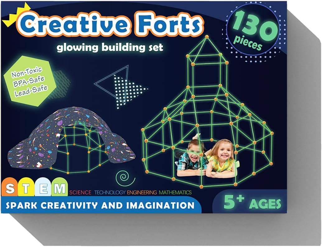 Tiny Land 夜光城堡搭建組 130件組 Glow Fort Kit 130-Piece