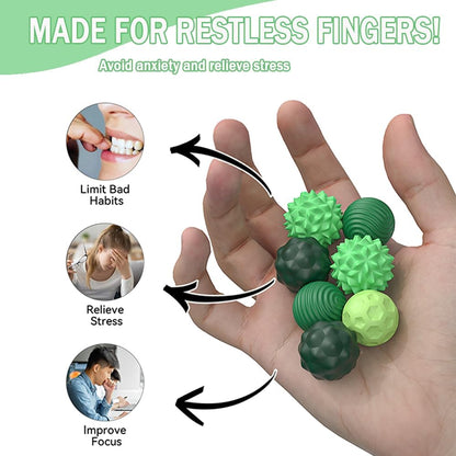 矽膠磁力感官解壓球套裝 Silicone Magnetic Sensory Fidget Balls Set