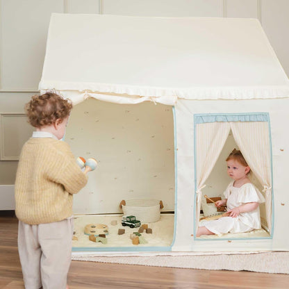Tiny Land 藍白遊戲帳篷 Blue & White Play Tent