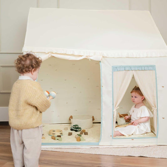 Tiny Land 藍白遊戲帳篷 Blue & White Play Tent