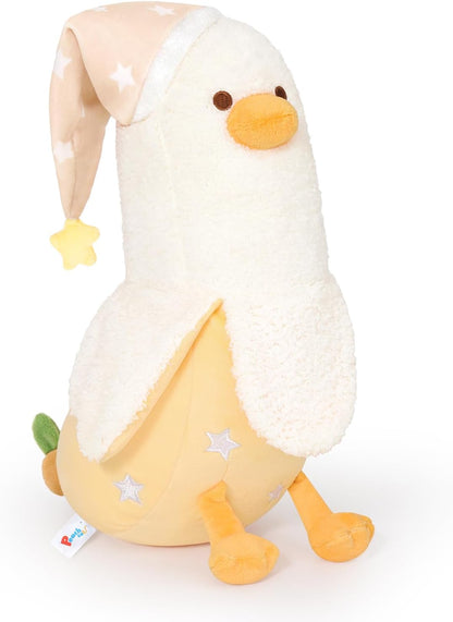 PEACH CAT 香蕉鴨絨毛擢擁抱枕 Banana Duck Hugging Pillow